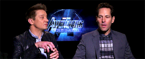 marvelheroes:Paul Rudd, Jeremy Renner Received Cold Welcome On Set Of ‘Endgame’