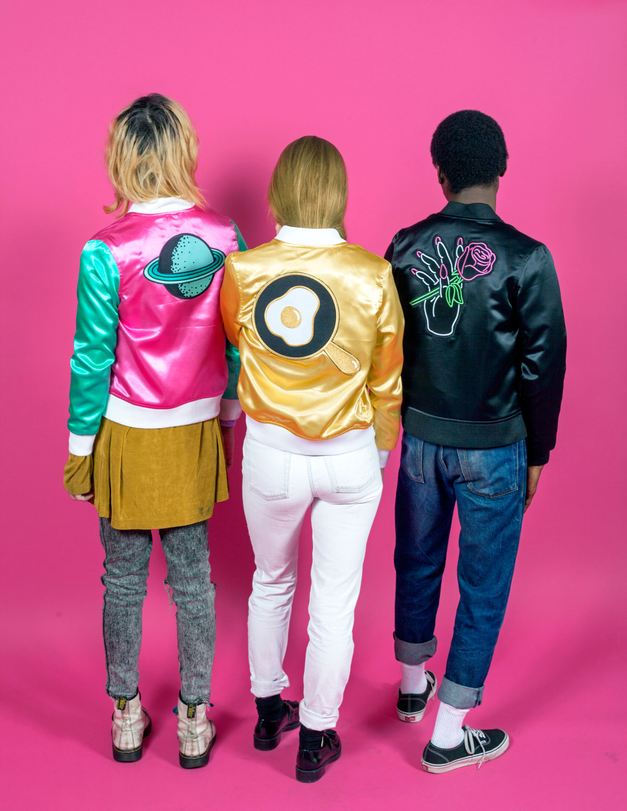laceymicallef:  Big Bud Press Bomber JacketsPhoto by Molly Matalon and Vivian Fu