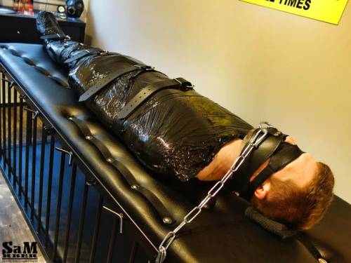 Mummified, tied and gagged !I’m ready for hard milking session !