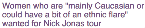 highkeygay:  ‘ethnic flare’ ‘ideal prototyp is emily ratajkowski’ ‘gorgeous