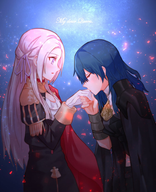 ✧･ﾟ: *✧ My Dear Queen ✧ *:･ﾟ✧♡ Characters ♡ : Edelgard von Hresvelg ♥ Byleth♢ Video Game ♢ : Fire Em