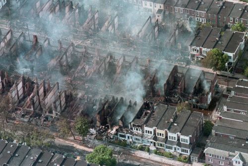 workingclasshistory:On this day, 13 May 1985, Philadelphia police attacked the home of Black liberat