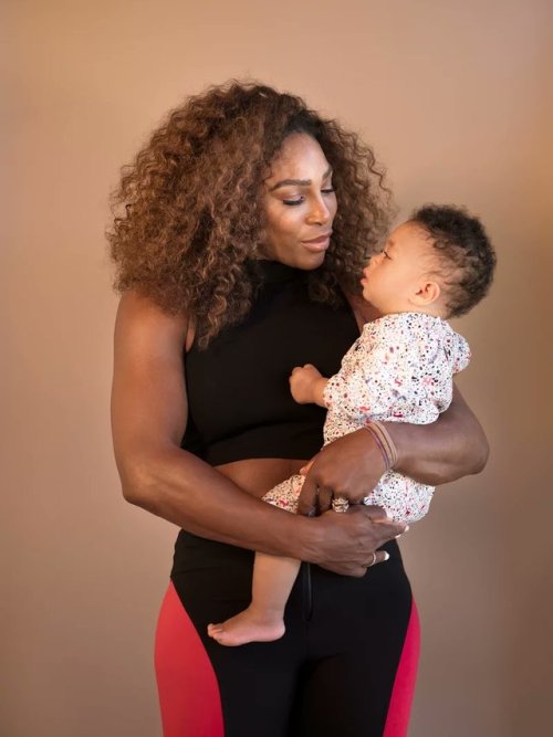 melinda-january: Gorgeous Serena Williams and her beautiful daughter Olympia. 👸🎾 ( Credit: Time Magazine ) 