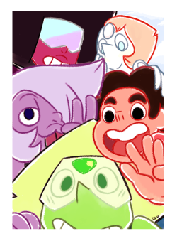 808lhr:  I just reached 2,000 followers!! I drew the crystal gems to celebrate!!  Thank you soooo much guys!!  Commissions l Redbubble 