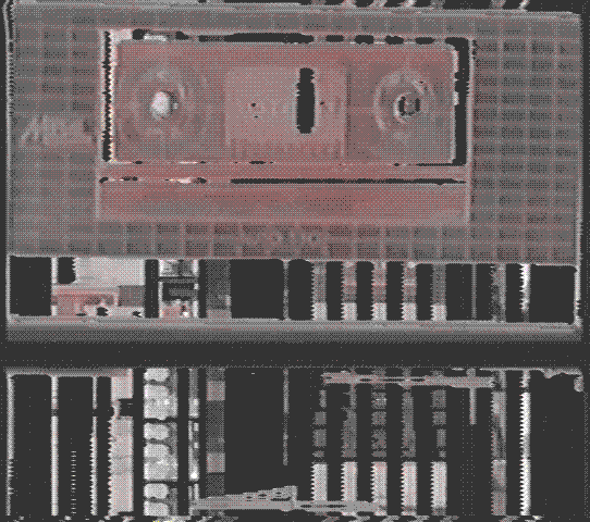 glitchartdotcom:  ……..tapes 4 daze.