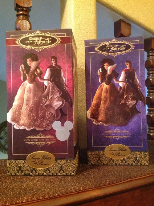 thedisneydifference:I got BOTH of them today! The D23 exclusive Snow White Designer doll, and the 