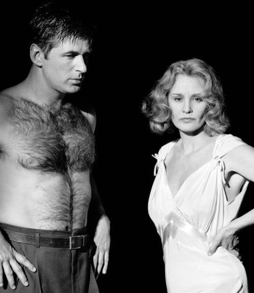Alec Baldwin and Jessica Lange in A Streetcar Named Desire by Brigitte Lacombe, 1992.