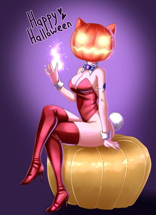  Erza wishes you a Happy Halloween!