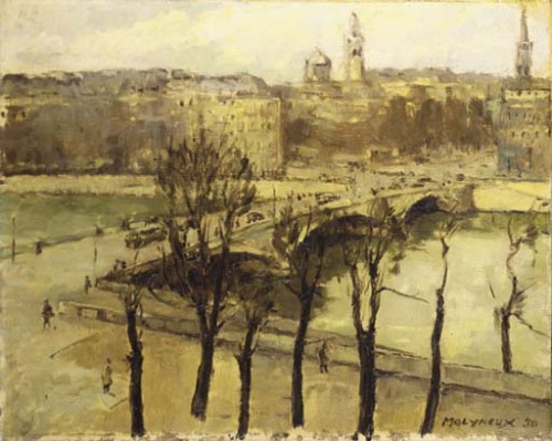 Le pont de l'Alma vue de la Rive Gauche, Paris, Captain Edward Molyneux. (1866 - 1913)