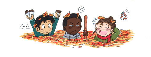 worth-three-portions:Just some autumn-y jedistormpilot silliness :)