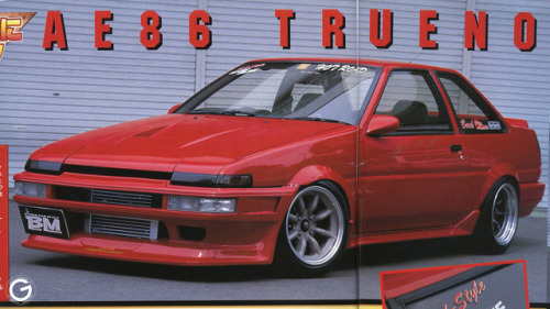 grupertawesome: BREAK TRUENO. 4AG turbo coupe from Akinori Itoh. Is every car this man created red? 