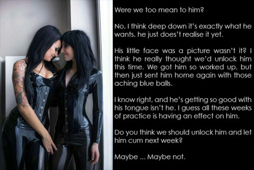 Femdom/Chastity Captions