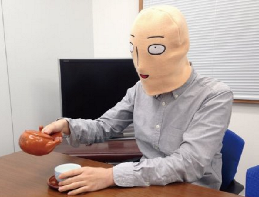 aitaikimochi:  More pictures of the One Punch Man Saitama beanie have been released,