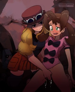 pokemonxxxd:  Serena and Shauna Yuri Request