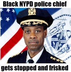 commodifiedsouls:   cognitivedissonance:   democratdarling:   somethinginthenews:   At least one cop has been disciplined for ordering the NYPD’s highest-ranking uniformed black officer out of his auto while the three-star chief was off-duty and parked