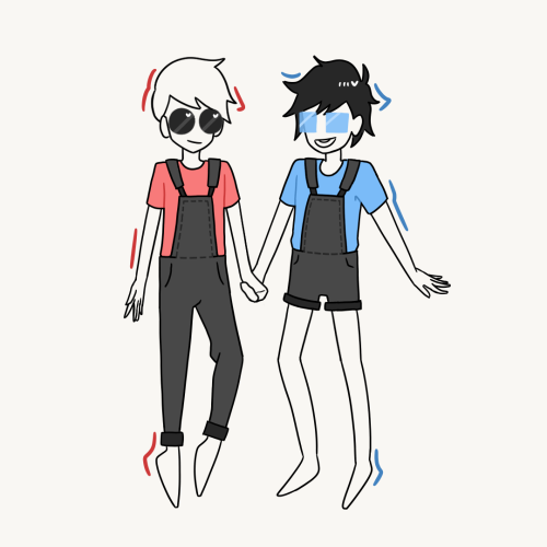 i just rlly like overalls :]day 3: matching outfits!