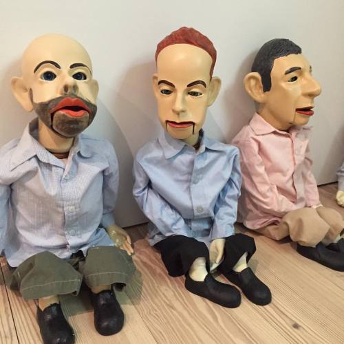 I want one! #Puppet versions of artists. (at Whitney Museum of American Art)