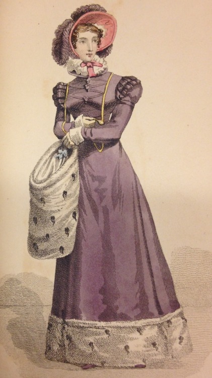 Promenade dress from the “Ladies Pocket Promenade” (1824-1840)