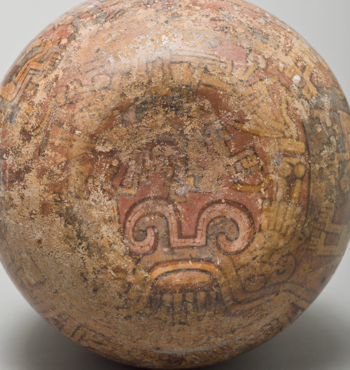 tlatollotl:Vessel with Codex-Style SceneMexico, West Mexico, Nayarit, Mixteca-Puebla or Internationa