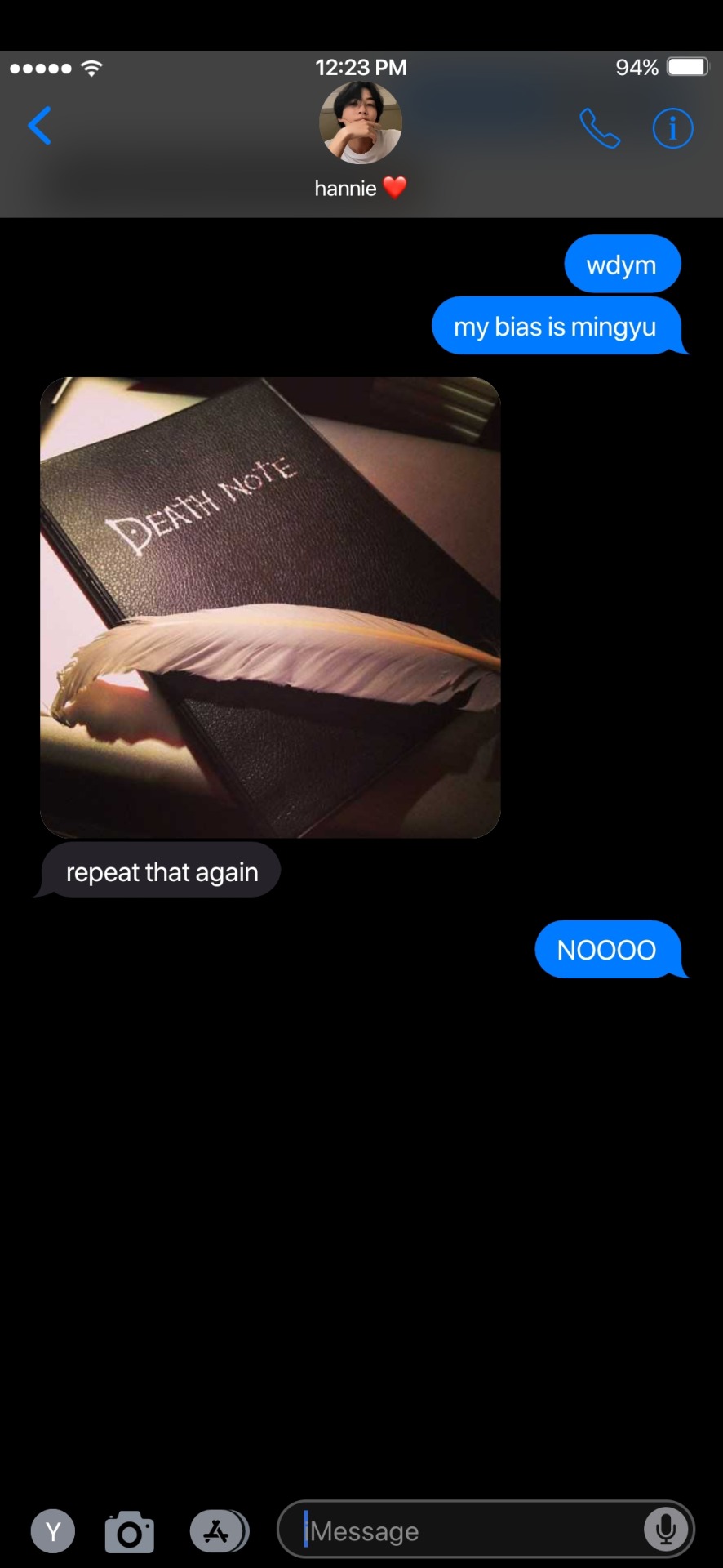 Bf Texts With Seventeen! Hyung Line
