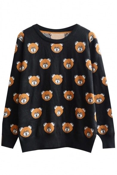 profoundlyrainystrawberry:  Long Sleeve Sweaters Color Block Cat Embroidered Jacquard Deer Pattern Cartoon Bear Pattern  Gold Five-Pointed Star Pattern  Geometric Horizontal Color Block  Sweat Snowman Jacquard  Colorful Plaid Jacquard Floral Embroidered