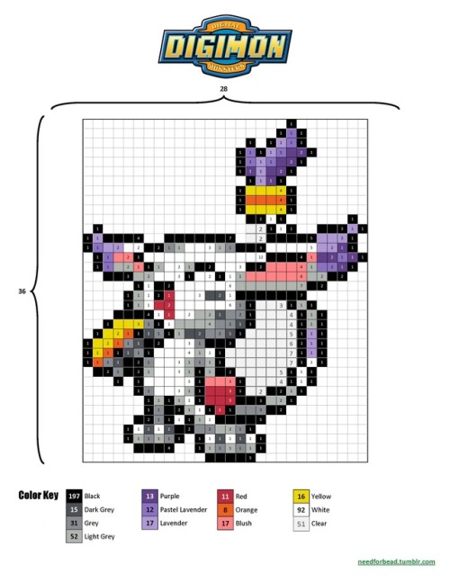 Digimon:  GatomonDigimon is owned by Saban, Toei Animation, and Bandai.Find more Digimon perler