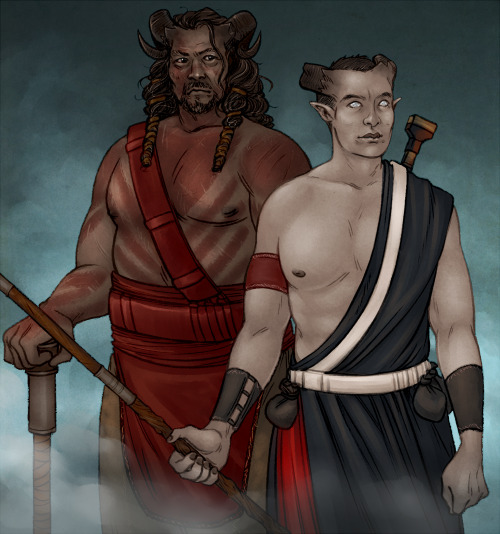 serenity-fails: it’s Tal-Vashoth Baze and Chirrut!!!! because apparently I can’t watch a