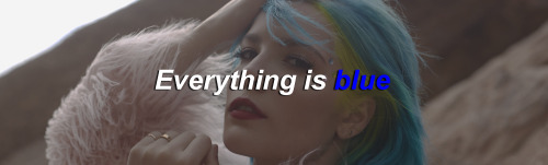 mintmailbox:  song lyrics + blue porn pictures