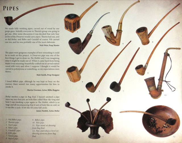 Fruity Like Adobo Isn't on Tumblr: Matt Smith (Prop Designer): "A Dwarven  pipe was one of the first things I got to draw on The Hobbit and I was  imagining what...