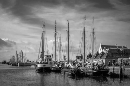 “Dutch sailing ships at Zierikzee”