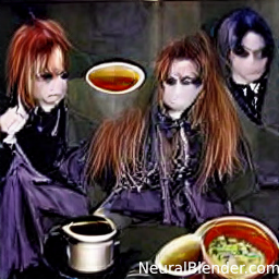 Malice Mizer Eating Soup