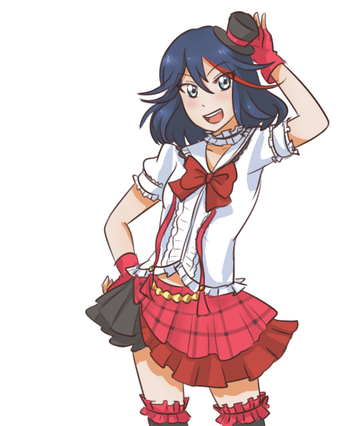 I’m taking a break from requests today, but here is a Kill la Kill: School Idol Festival Ryuko!Also,