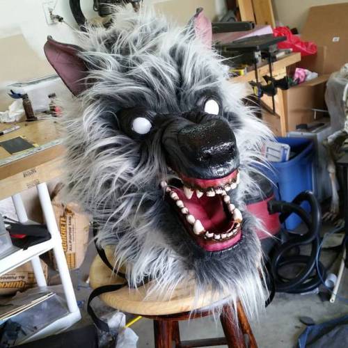 Wolf number two is almost done. Stop by my table at the Midwest Haunters Convention and you can take