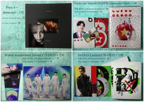 [SALE SHINee ALBUM]Hi guys, my friend lives in Japan and she is selling some Japanese albums. They a