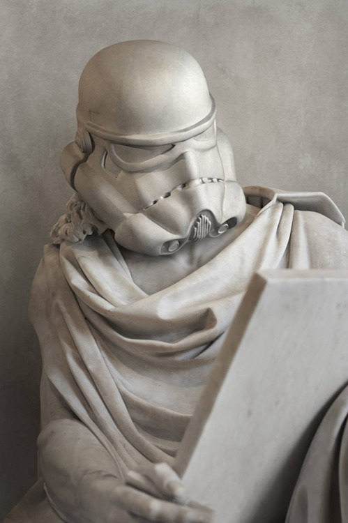tiniest-star:thingstolovefor:Star Wars Characters Reimagined as Greek SculpturesIn honour of the imm