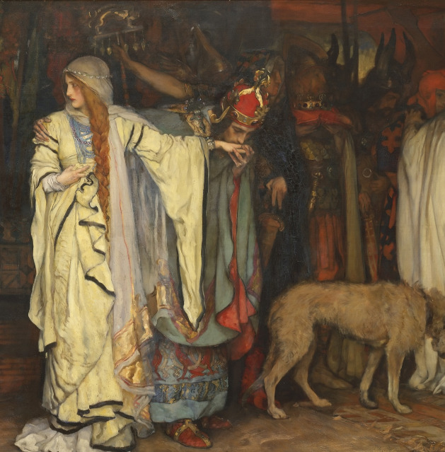 vepreraphaelite:Edwin Austin Abbey “King Lear,” Act I, Scene I  