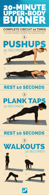 purefit:  20 Minute Upper Body Burner  (By buzzfeed)