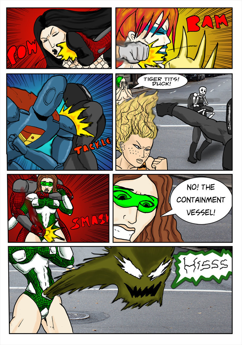 Kate Five vs Symbiote comic Page 196 by cyberkitten01   And Balthus is out!Blue Knight,