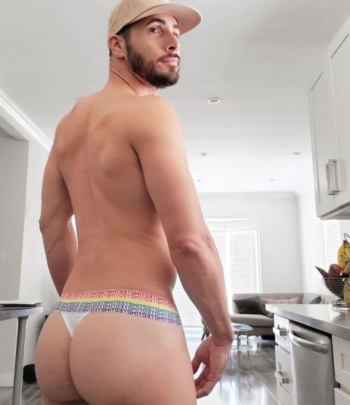 timoteostudio:  What he said.. #tastetherainbow @jflo_lefty x @timoteostudio PRIDE 19 THONG https://timoteo.net/search?q=pride+19 get yours now! #menswear #ootd #timoteotuesday #timoteo #menswear #mensunderwear #happyhumpday #humpday #ootd #malemodel