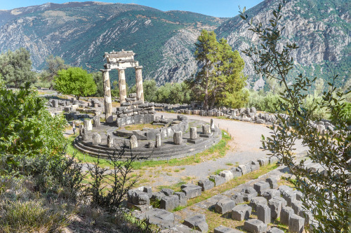 The sanctuary of Athena Pronaia, Delphi (Phocis, Greece)The sanctuary of Athena Pronaia is the first