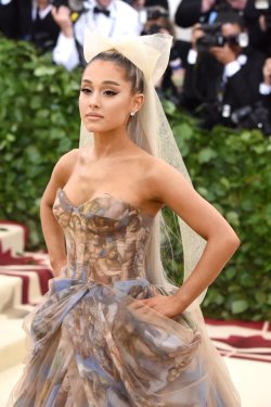 ruinedchildhood:  Ariana Grande at the Met
