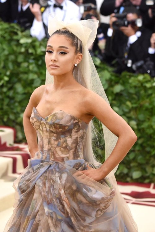 ruinedchildhood:Ariana Grande at the Met Gala 2018 