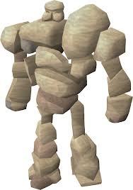 Golem- A golem is a being created from inanimate matter, typically out of rock, mud, or clay. Featur