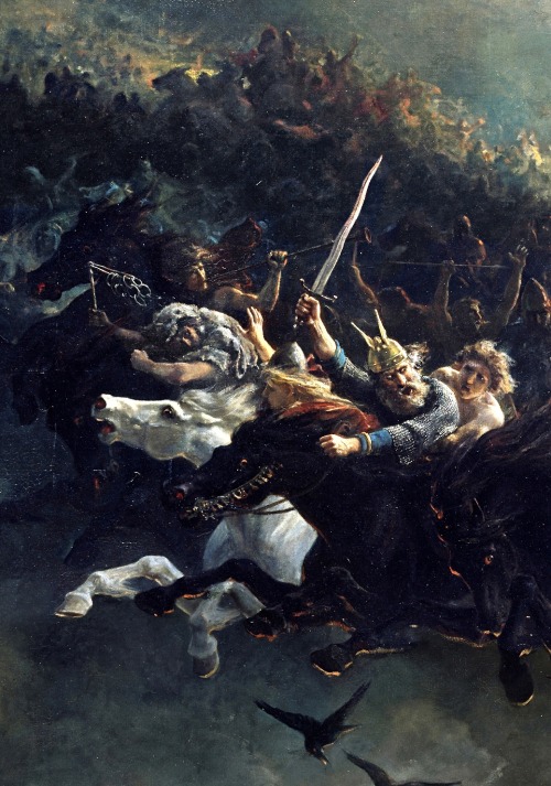 Åsgårdsreien / The Wild Hunt (1872) - Peter Nicolai Arbo
