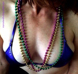 marriedandfucking:  Y’all remember what tomorrow is right?  In honor of Mardi Gras it’s #showyatits Tuesday! We’ve got a whole queue loaded full of special Mardi Gras themed tit-tastic pics for your enjoyment.  You won’t mind if it’s some