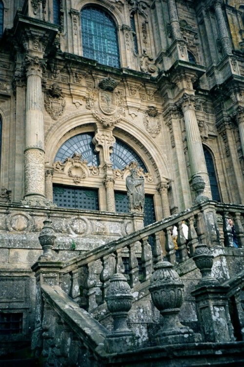 Entrada, Catedral, Santiago de Compostela, 1998.¡Felices Fiesta de Santiago!The 25th of July is St. 