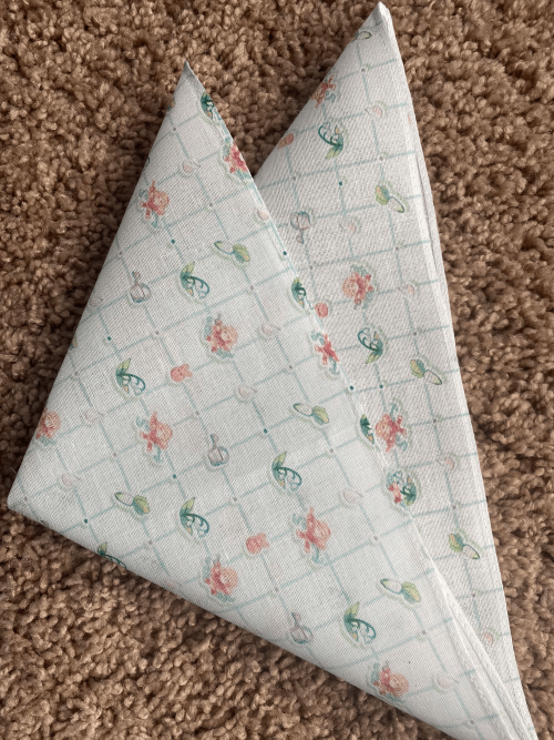  PRODUCTION UPDATE!Our test print for the handkerchief just finished, and it looks so adorable I for