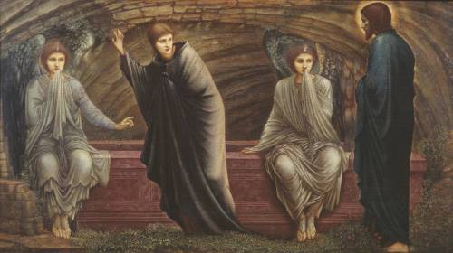 theraccolta:Sir Edward Coley Burne-Jones, Bt, The Morning of the Resurrection 1886