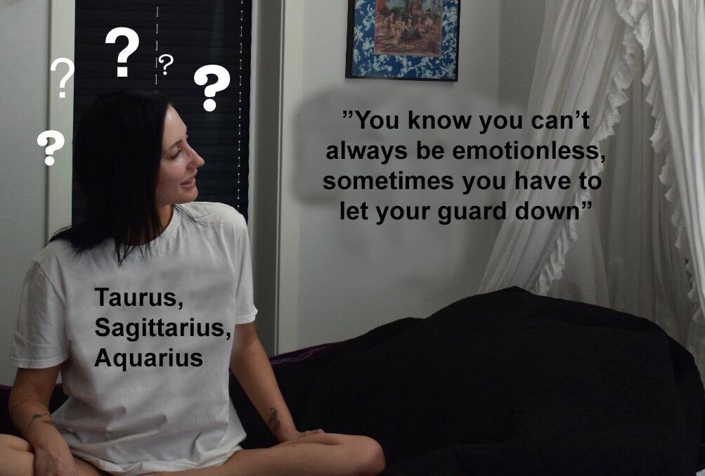 wutangmelodys:  Being in a relationship with the signs: Taurus, Sagittarius, Aquarius