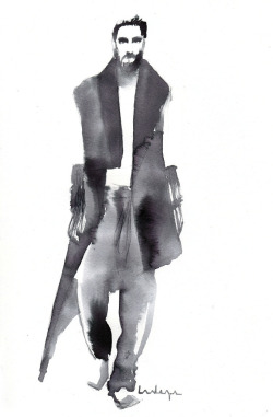 Fashion illustration by Baiba Ladiga http://www.ladiga.com